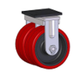 82 Series Casters - Dual Wheel Casters